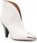 ISABEL MARANT cone-heel pointed-toe boots White - Thumbnail 2