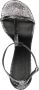 ISABEL MARANT crackled 95mm leather sandals Silver - Thumbnail 4