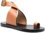 ISABEL MARANT cross-strap studded sandals Neutrals - Thumbnail 2