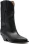 ISABEL MARANT Dahope 50mm leather ankle boots Black - Thumbnail 2