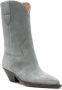 ISABEL MARANT Dahope 60mm suede boots Blue - Thumbnail 2