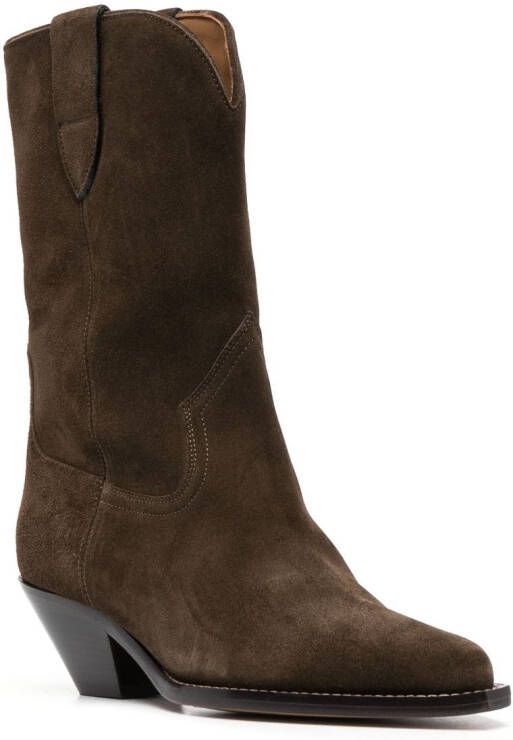 ISABEL MARANT Dahope 60mm suede boots Brown