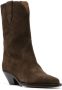 ISABEL MARANT Dahope 60mm suede boots Brown - Thumbnail 2