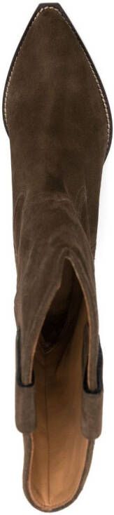 ISABEL MARANT Dahope 60mm suede boots Brown