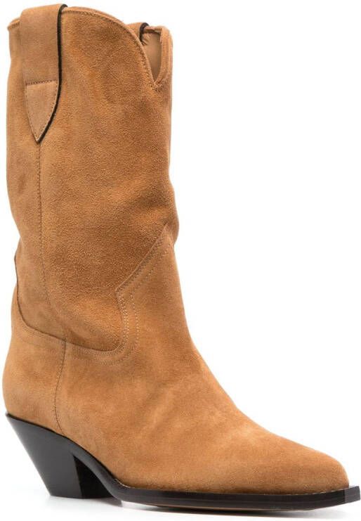 ISABEL MARANT Dahope 70mm suede boots Brown