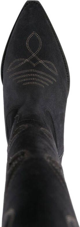 ISABEL MARANT Denvee 40mm suede boots Black