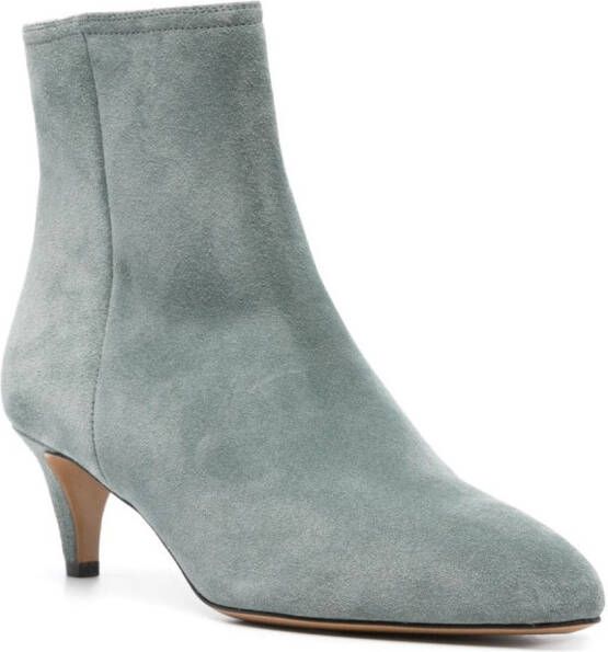 ISABEL MARANT Deone suede ankle boots Green