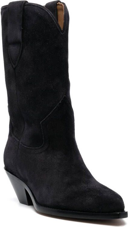 ISABEL MARANT Dahope suede boots Black