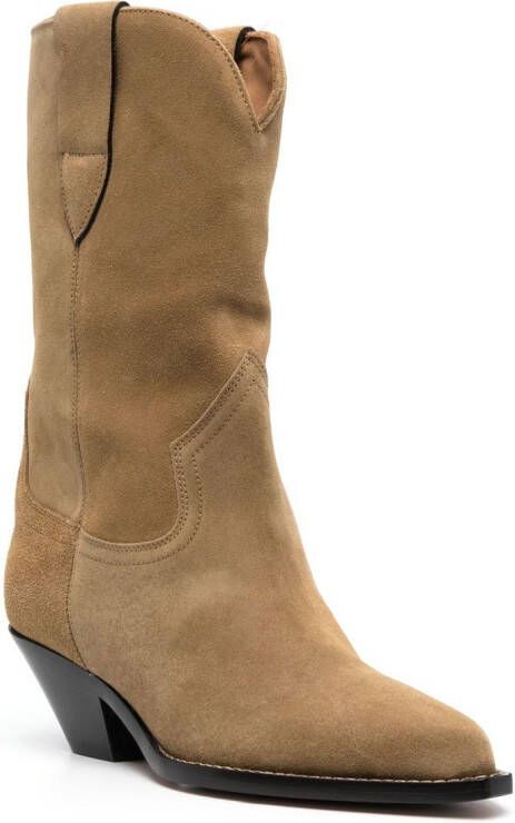 ISABEL MARANT Dahope suede boots Neutrals