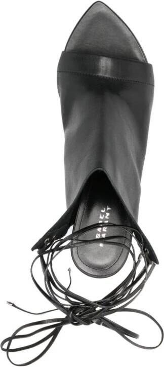 ISABEL MARANT Dulsy 90mm leather sandals Black