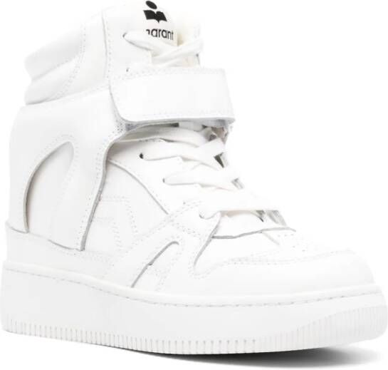 ISABEL MARANT Ellyn 50mm wedge sneakers White