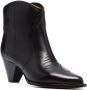 ISABEL MARANT embroidered ankle boots Black - Thumbnail 2