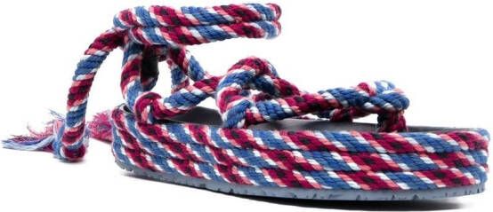 ISABEL MARANT Erol rope sandals Blue
