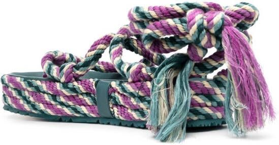 ISABEL MARANT Erol rope sandals Purple