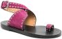 ISABEL MARANT metal eyelet detailing sandals Pink - Thumbnail 2