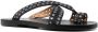 ISABEL MARANT eyelet-embellishment flat sandals Black - Thumbnail 2