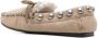 ISABEL MARANT Faomee studded suede loafers Neutrals - Thumbnail 3