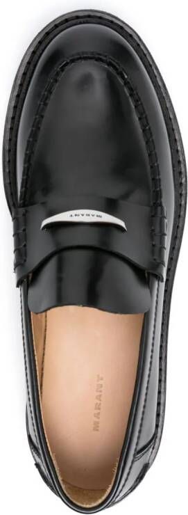 MARANT Frezzah leather loafers Black