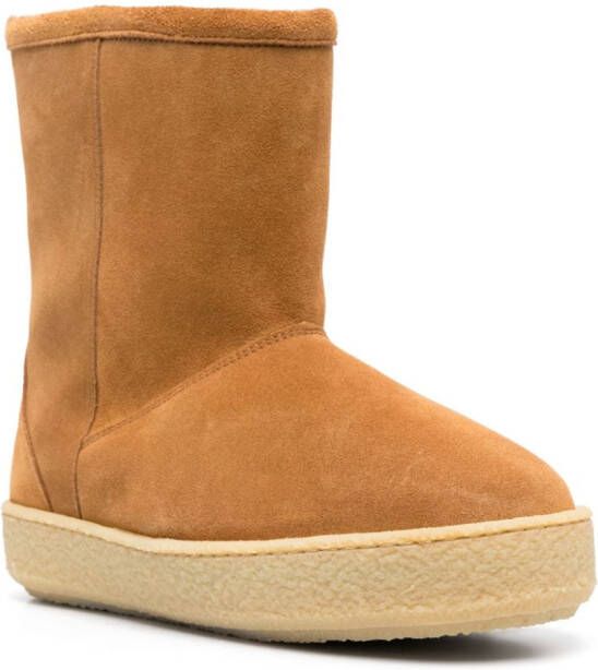 ISABEL MARANT Frieze suede ankle boots Brown