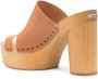 ISABEL MARANT Hyun 120mm leather mules Brown - Thumbnail 3
