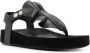 ISABEL MARANT Isela ruffle-trim leather sandals Black - Thumbnail 2