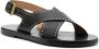 ISABEL MARANT Jane studded crossover-strap leather sandals Black - Thumbnail 2