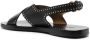 ISABEL MARANT Jane studded crossover-strap leather sandals Black - Thumbnail 3