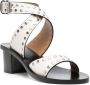 ISABEL MARANT Jillin 50mm studded sandals White - Thumbnail 2