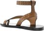 ISABEL MARANT Jiona studed leather sandals Brown - Thumbnail 3