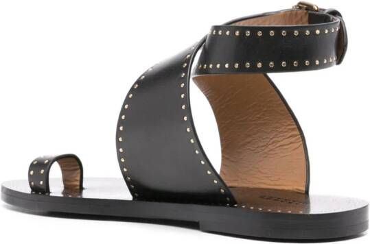 ISABEL MARANT Jools studded sandals Black