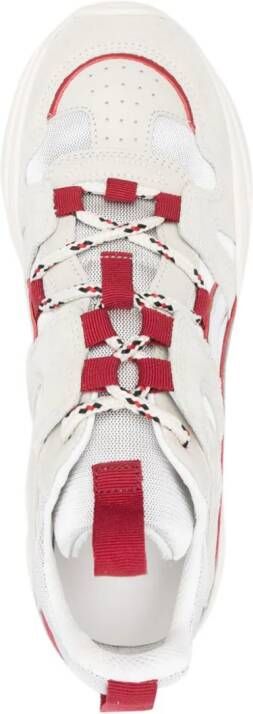 ISABEL MARANT Kindsay leather sneakers Neutrals