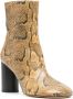 ISABEL MARANT Labee 90mm leather boots Yellow - Thumbnail 2