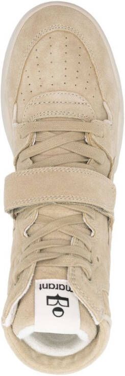 ISABEL MARANT lace-up high-top sneakers Neutrals