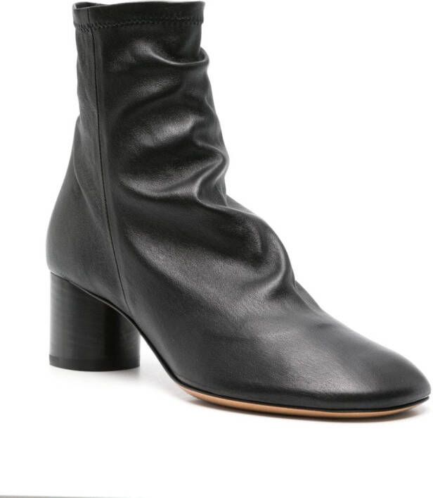 ISABEL MARANT Laeden leather boots Black
