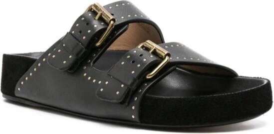 ISABEL MARANT Lennyo studded sandals Black