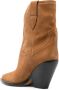 ISABEL MARANT Leyane 90mm suede boots Brown - Thumbnail 3