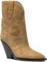 ISABEL MARANT Leyane high ankle boots Brown - Thumbnail 2