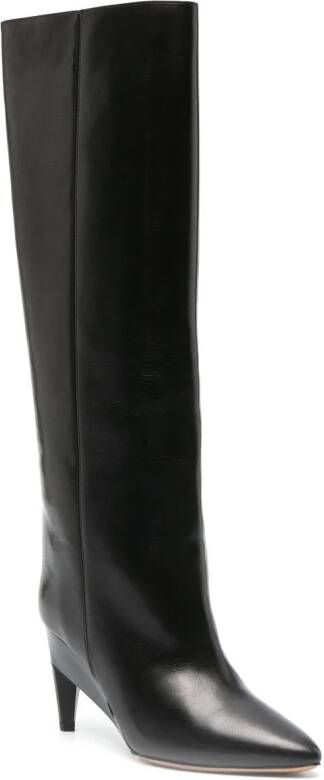 ISABEL MARANT Liesel 80mm knee-high boots Black