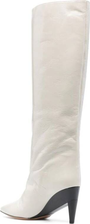 ISABEL MARANT Liesel 85mm knee-high boots White