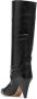 ISABEL MARANT Lilezio 95mm leather knee-high boots Black - Thumbnail 3