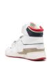 ISABEL MARANT logo-patch leather sneakers White - Thumbnail 3
