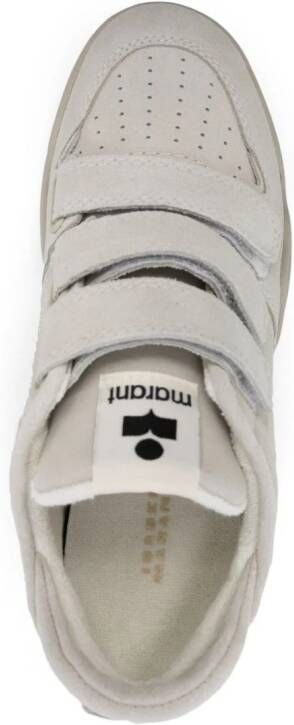 ISABEL MARANT logo-patch low-top sneakers Grey