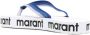 ISABEL MARANT logo-printed flip-flops Blue - Thumbnail 3
