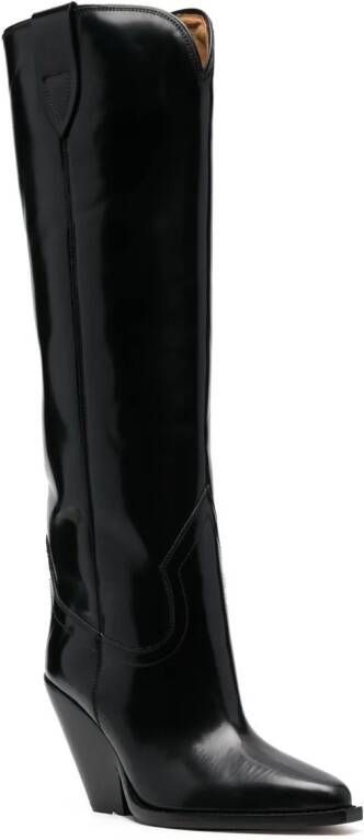 ISABEL MARANT Lomero knee high boots Black