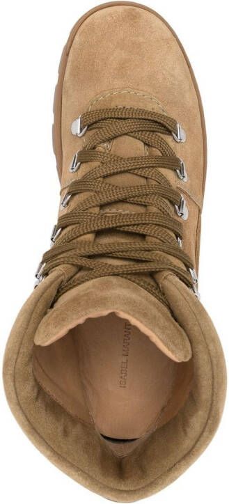 ISABEL MARANT Mealie suede boots Green