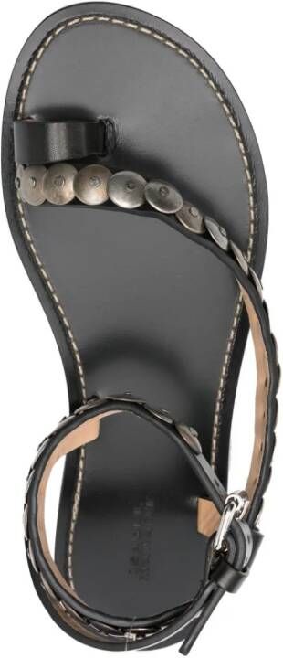 ISABEL MARANT Melte flat sandals Black