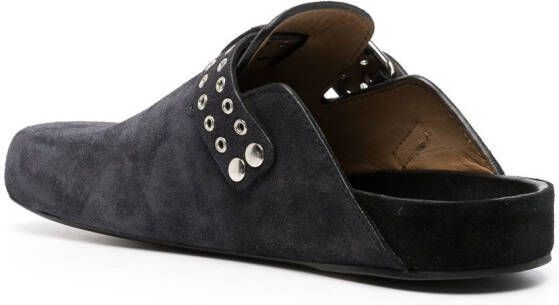 ISABEL MARANT Mirvin side-buckle clogs Black