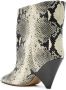 ISABEL MARANT Miyako 105mm snake-effect leather ankle boots Neutrals - Thumbnail 2