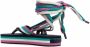 ISABEL MARANT multi-drawstring strap sandals Green - Thumbnail 3