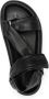 ISABEL MARANT Naori grained-leather sandals Black - Thumbnail 4